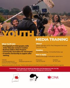CPAR Uganda Launches Youth Media Training Program