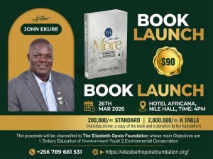 From Pages To Purpose: Dr Ekure’s Words Set To Stir Hearts In Kampala