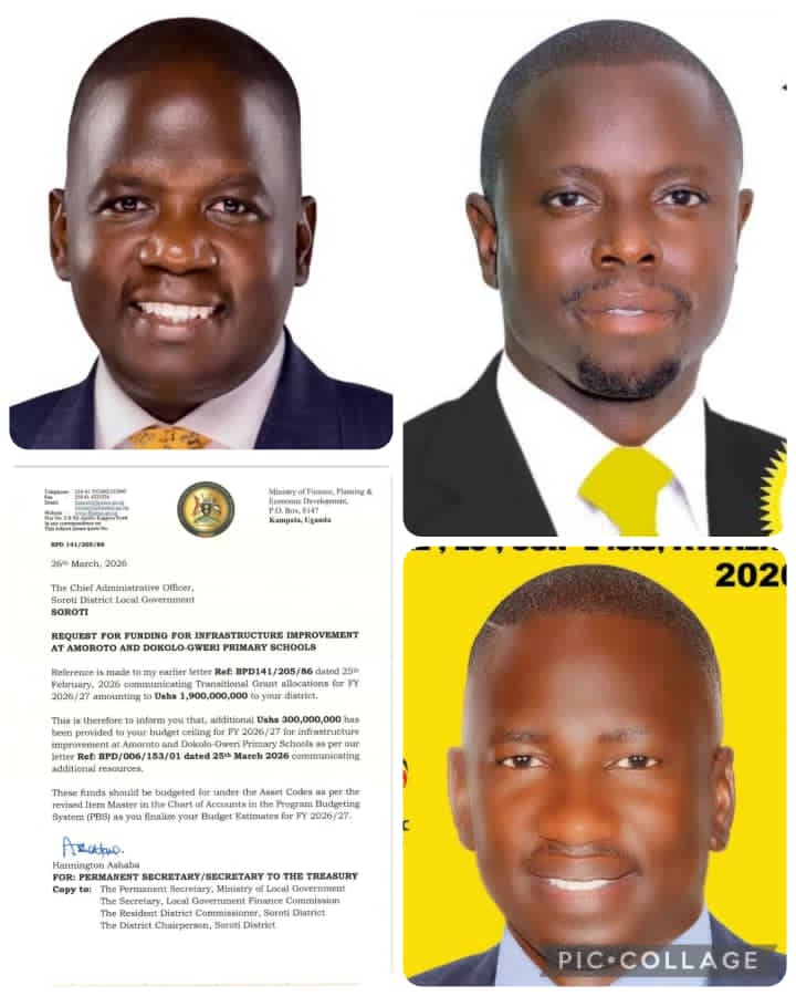 MP Ariko’s Lobbying Delivers Extra Ugx 300m For Soroti Schools