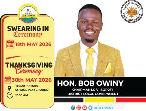 A New Dawn For Soroti: Owiny’s Historic Rise Culminates In Grand Swearing-In And Thanksgiving Celebrations